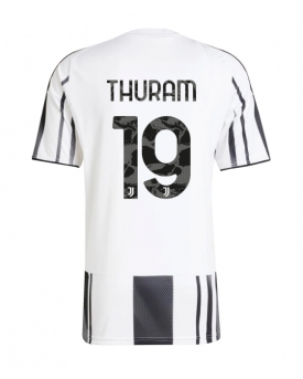 Juventus Khephren Thuram #19 Maglia Gara Casa Repliche 2025-26 Maniche Corte
